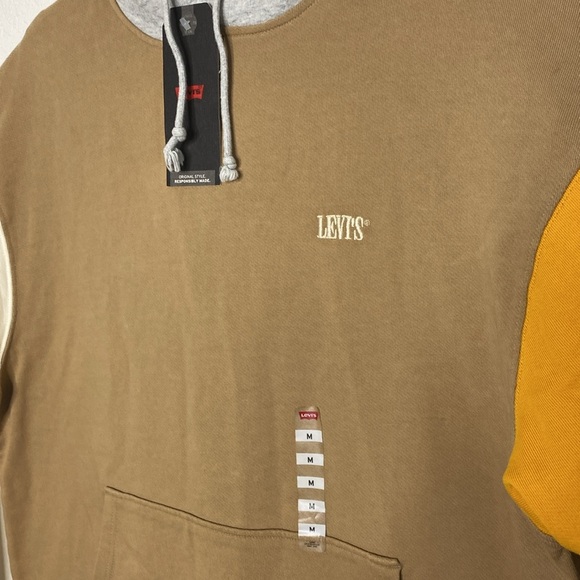 Levi's Men’s Colorblock Hoodie Size M. NWT - Picture 2 of 5